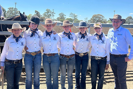St Margaret's students compete in 2025 High School Campdraft